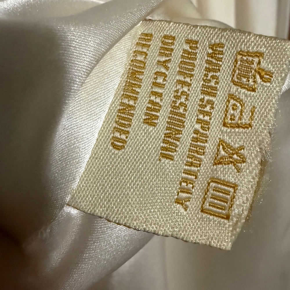 NWT- LEANNE‎ MARSHALL Elegant Ivory maxi Dress Size: 0 - Picture 13 of 16